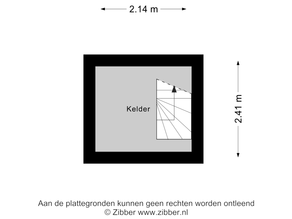 Bekijk plattegrond van Kelder van Saffierdreef 8