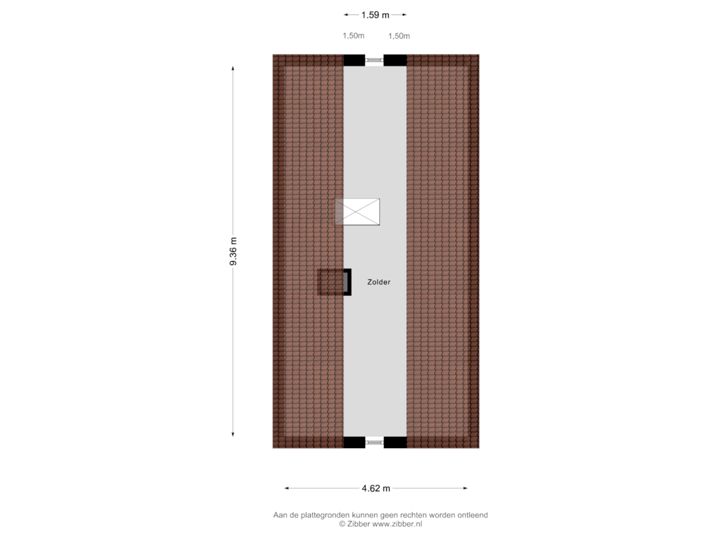 Bekijk plattegrond van Zolder van Pastoor Geerdinkstraat 34