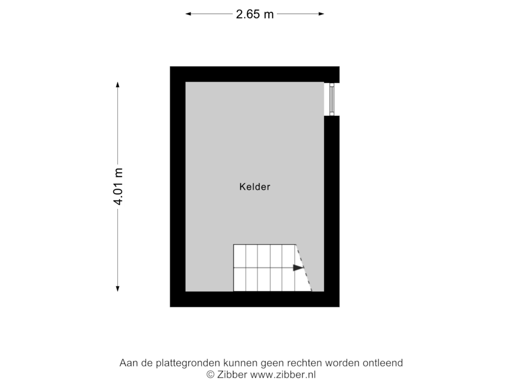 Bekijk plattegrond van Kelder van Pastoor Geerdinkstraat 34