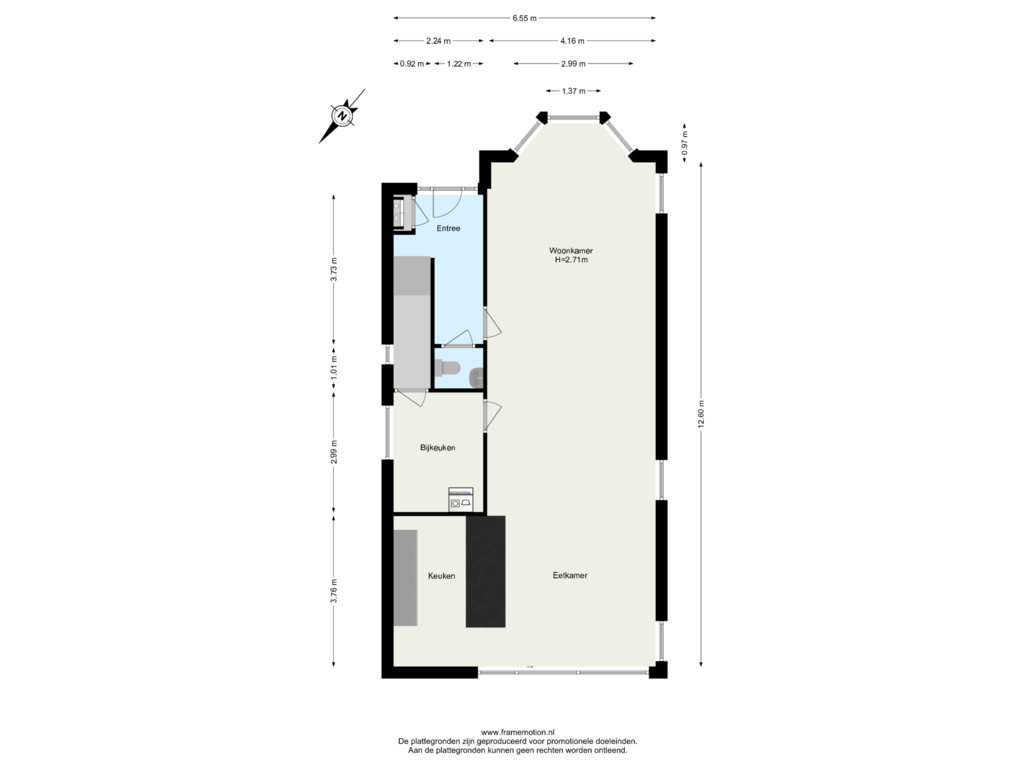 Bekijk plattegrond van Begane Grond van Dorpsstraat 84