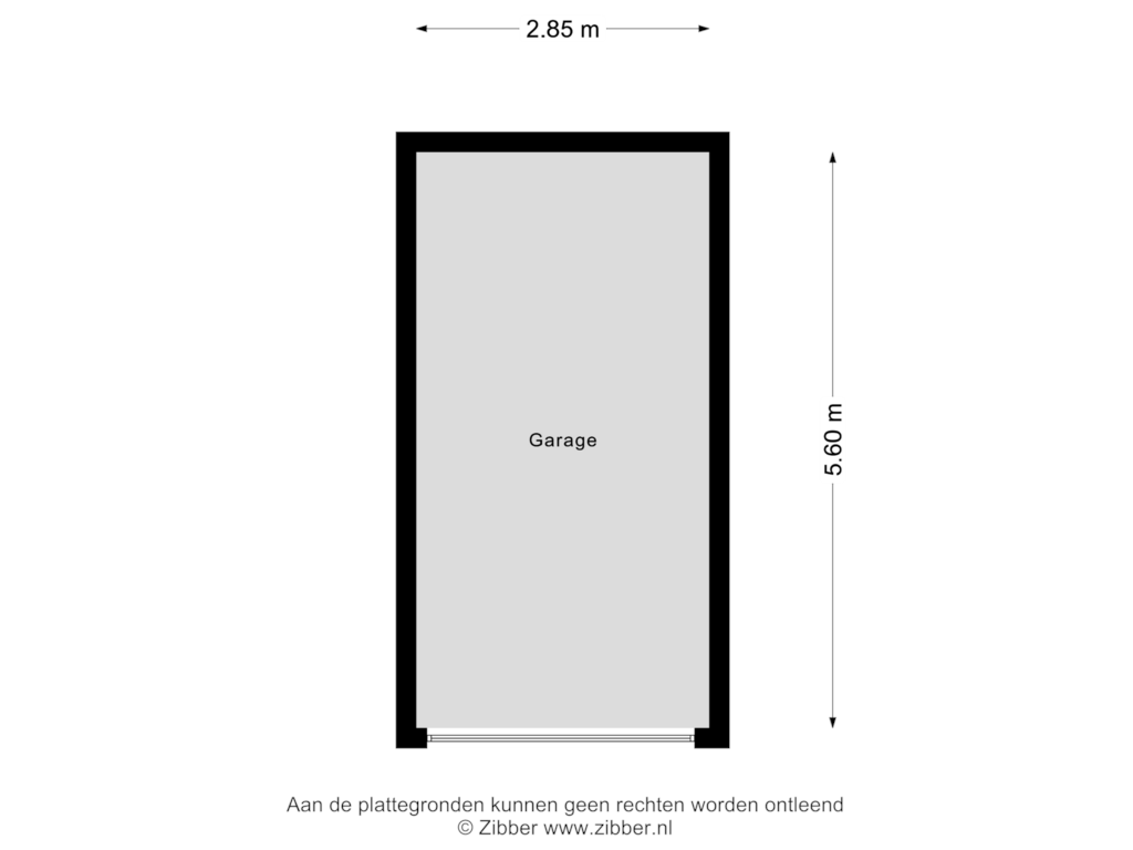 Bekijk plattegrond van Garage van Nieuwstraat 8-05