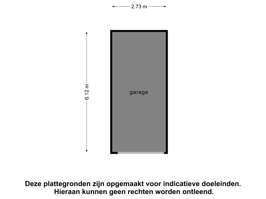 View floorplan of Garage of Troelstralaan 22