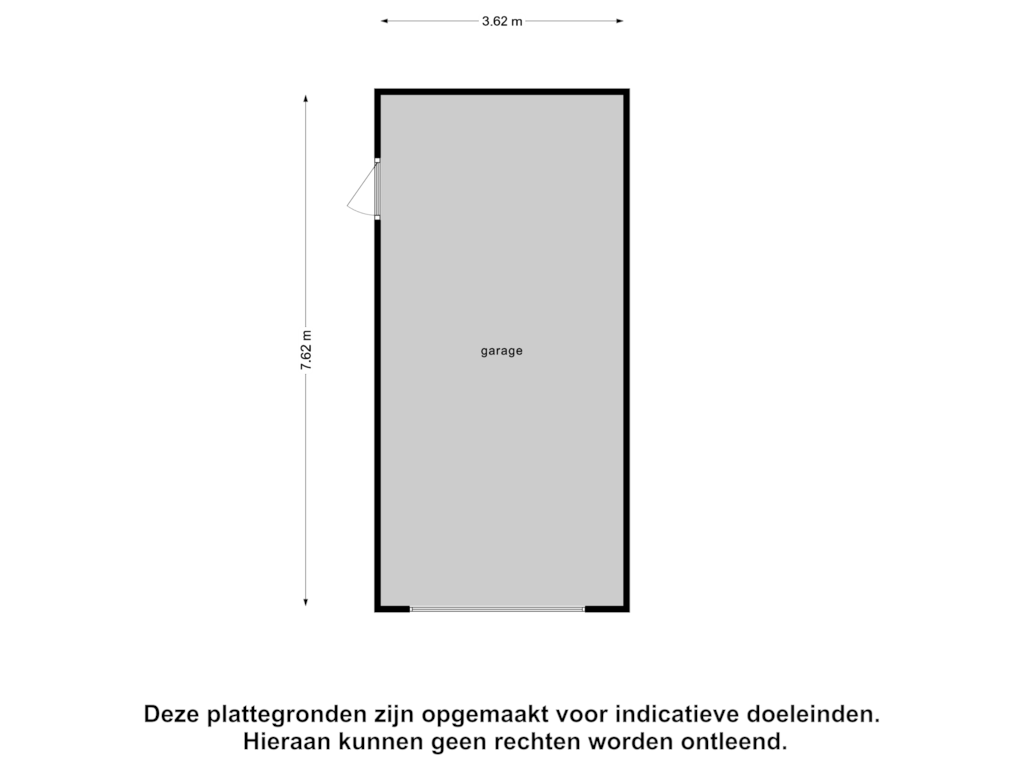 Bekijk plattegrond van Garage van Churchill-laan 18