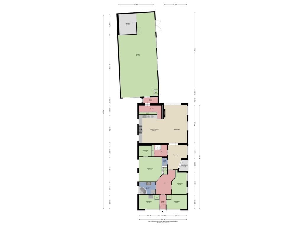 Bekijk plattegrond van Begane Grond van Reeweg 28