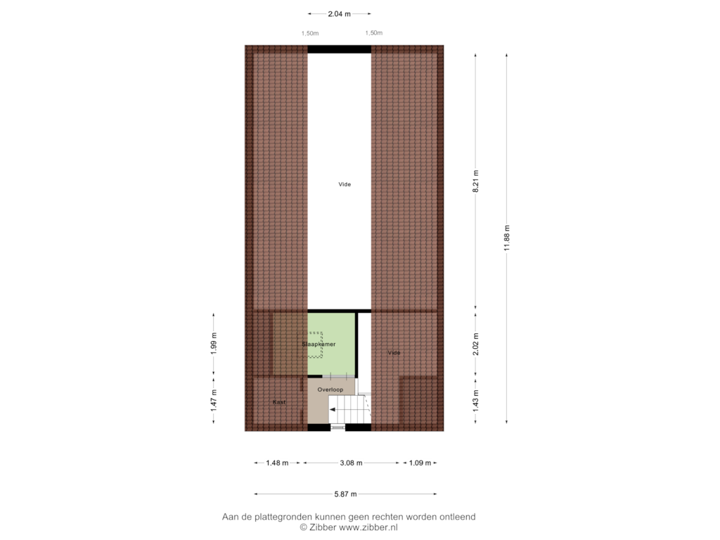 Bekijk plattegrond van Zolder van Vogelenzangsestraat 7