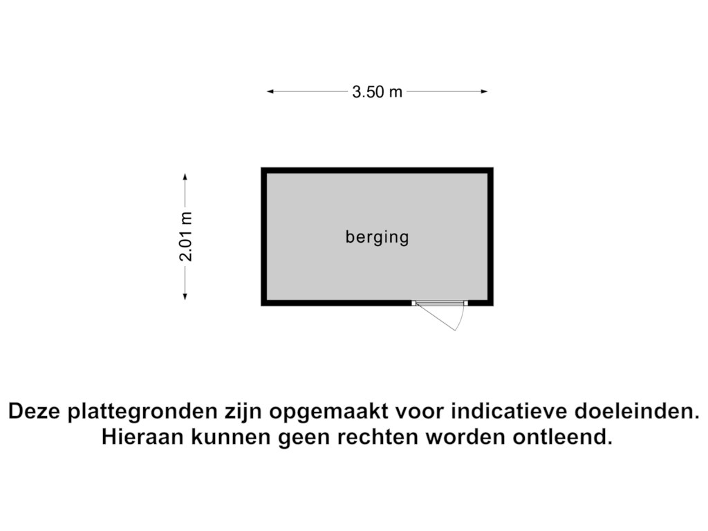 Bekijk plattegrond van Berging van Drenthehof 12