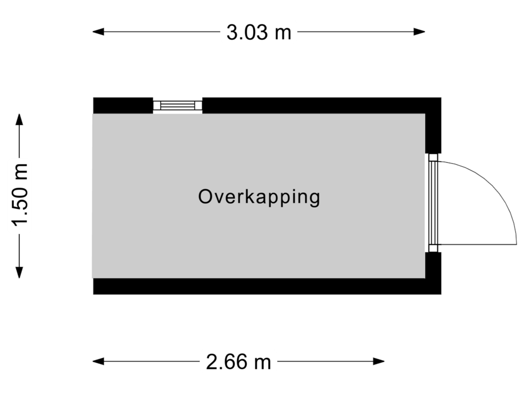 View floorplan of Overkapping of Rietmeent 88