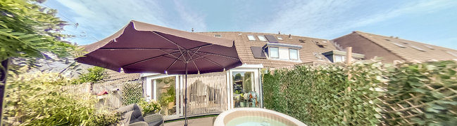 View 360° photo of Achtertuin of Rietmeent 88