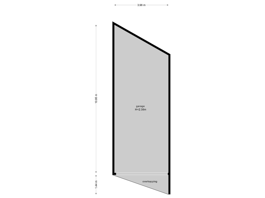 Bekijk plattegrond van Garage van Zeeweg 110