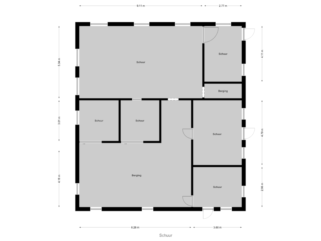 Bekijk plattegrond van Schuur van Oirschotseweg 64