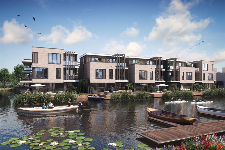 Bekijk foto 1 van Drie exclusieve watervilla's (Bouwnr. 6)