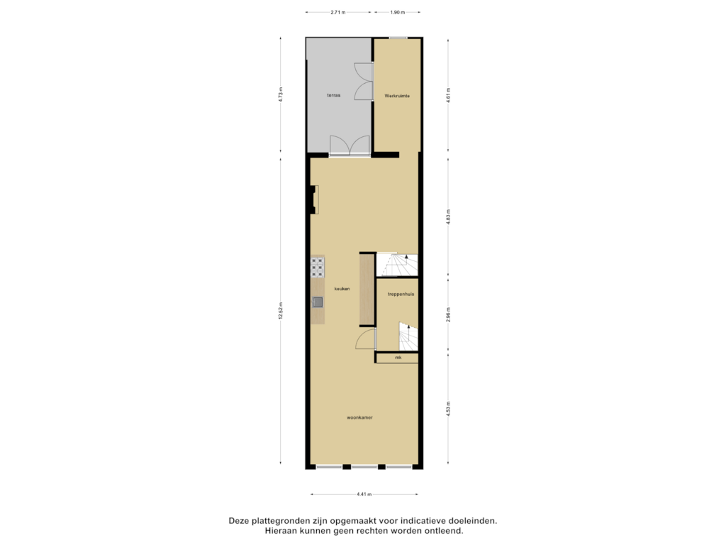 Bekijk plattegrond van Eerste Verdieping van Elandsgracht 4-1