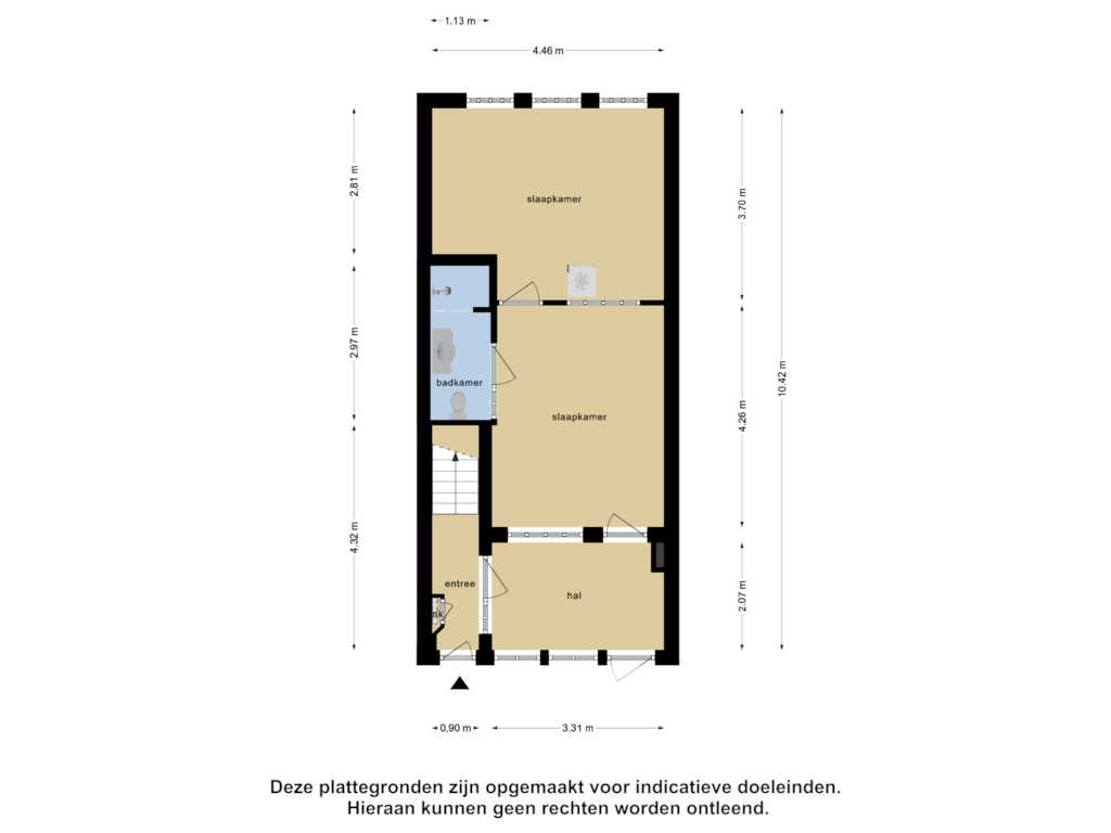 Bekijk plattegrond van Begane Grond van Nieuwehaven 235