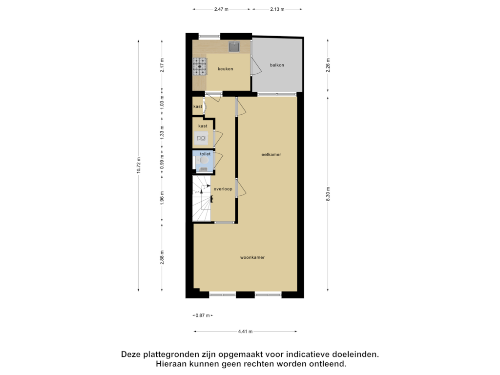 Bekijk plattegrond van Ereste  Verdieping van Nieuwehaven 235