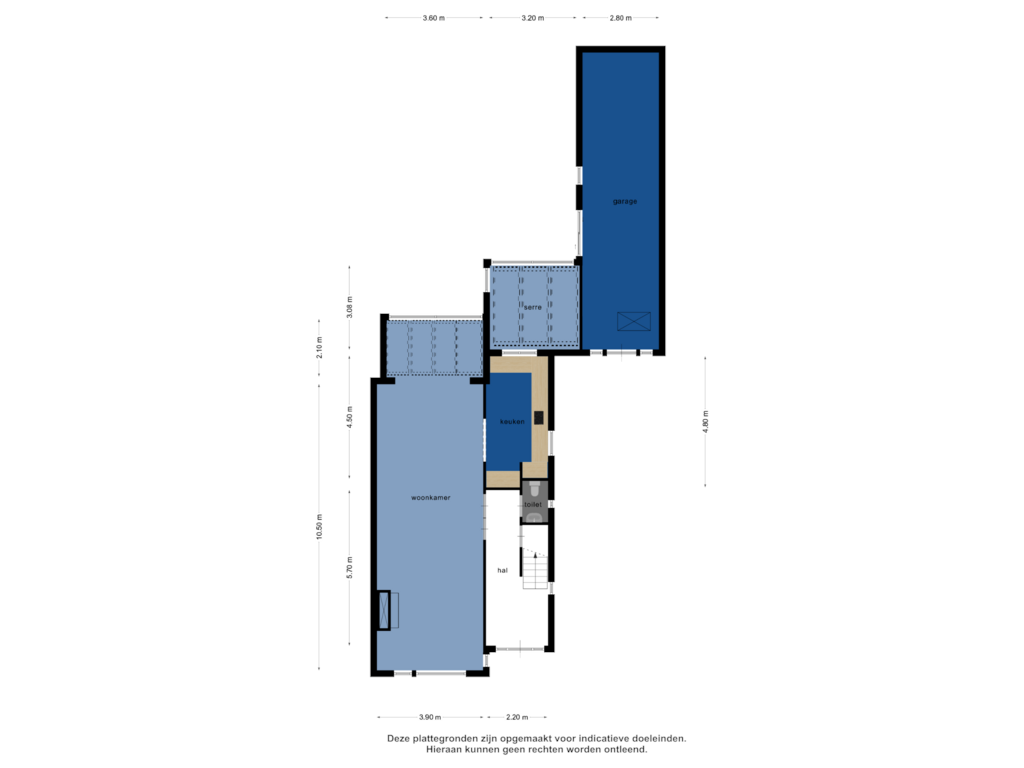 Bekijk plattegrond van Begane grond van Pascalweg 78