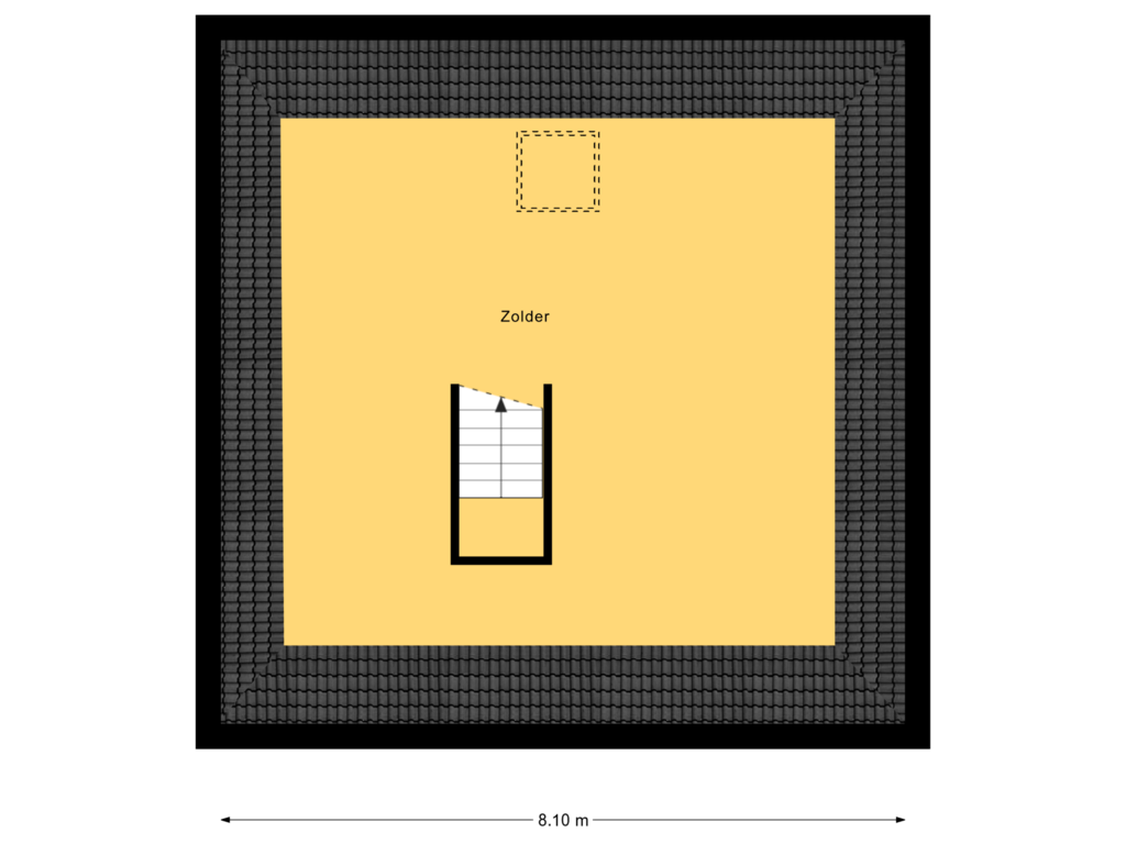 View floorplan of 2e Verdieping of Provencelaan 4