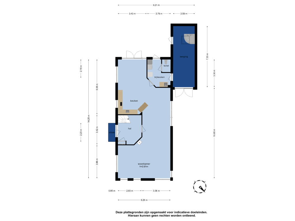 Bekijk plattegrond van Begane grond van Watervliet 7