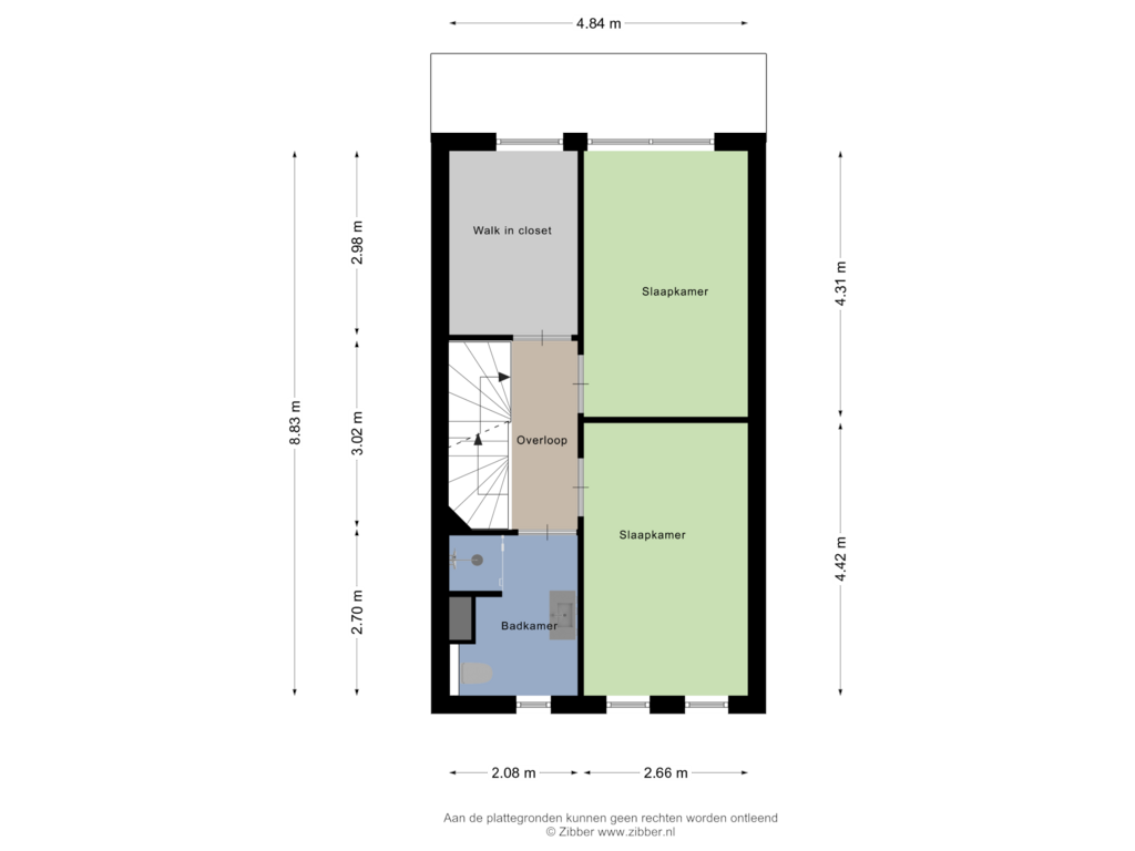 Bekijk plattegrond van Eerste verdieping van Kanselierstuin 22