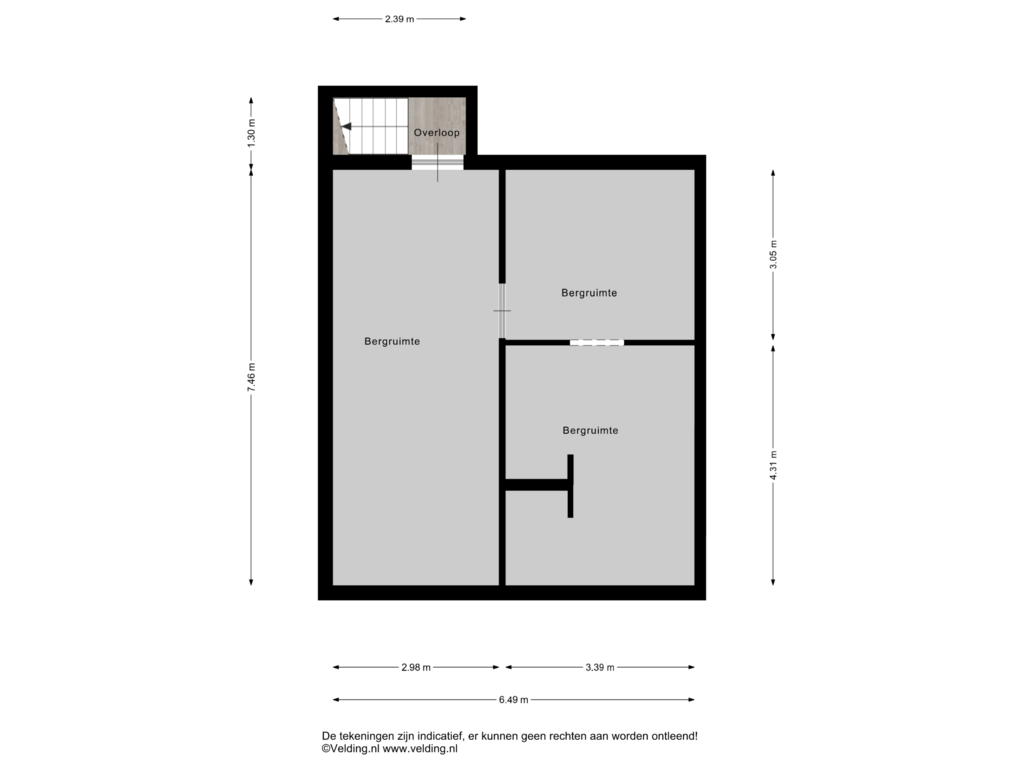 Bekijk plattegrond van Kelder van Noetselerweg 55