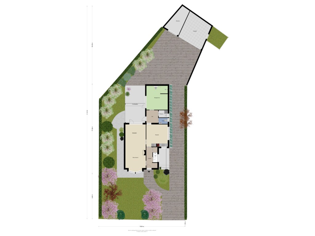 Bekijk plattegrond van Begane Grond-tuin van Dorpsstraat 233