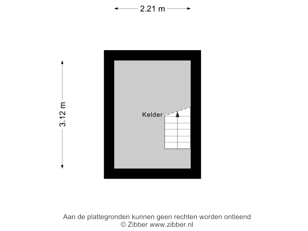 Bekijk plattegrond van Kelder van Dorpsstraat 233