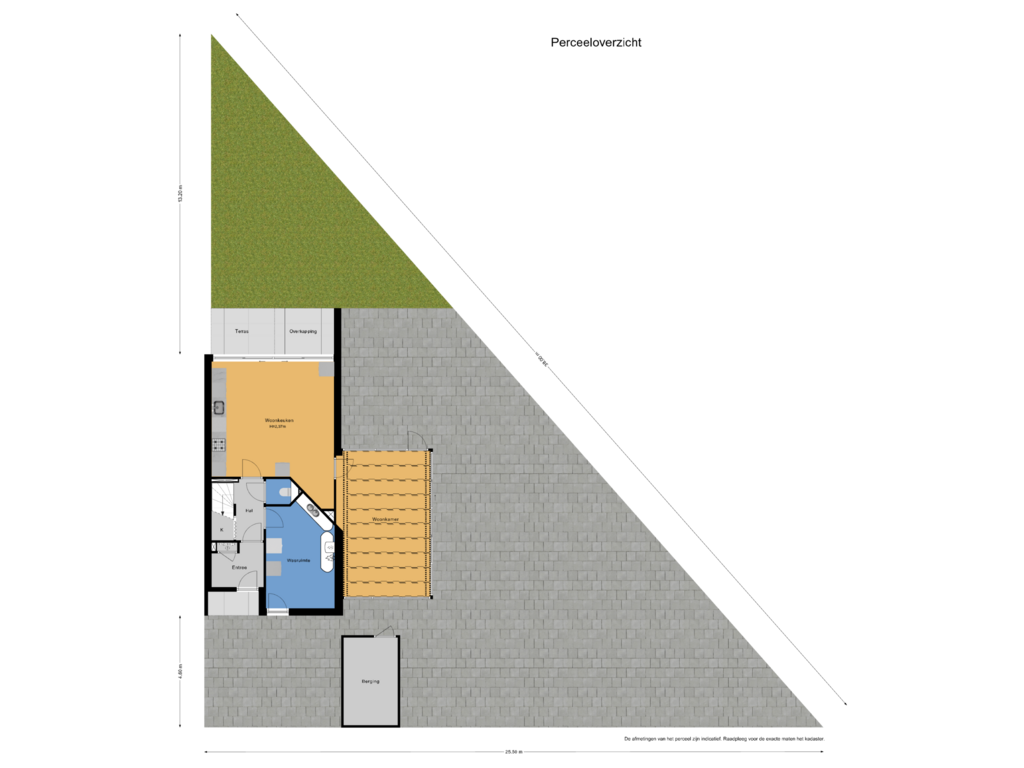 Bekijk plattegrond van Perceeloverzicht van Merelstraat 18