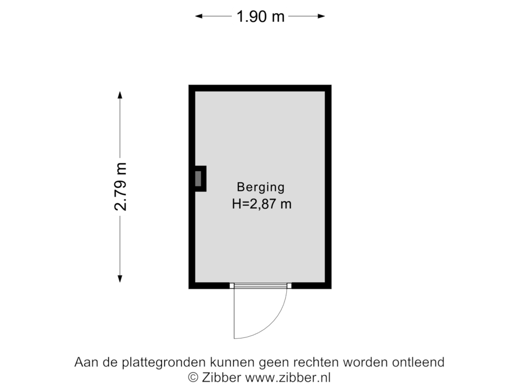 Bekijk plattegrond van Berging van Van Vollenhovenstraat 3-331