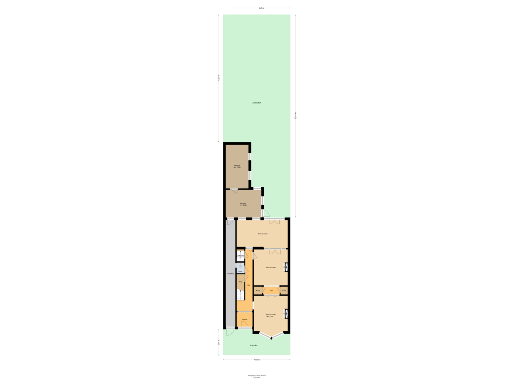 Bekijk plattegrond van Situatie van Haagweg 369