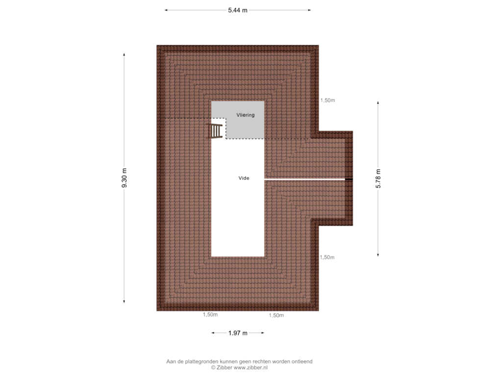 Bekijk plattegrond van Vliering van Overtoom 66-H