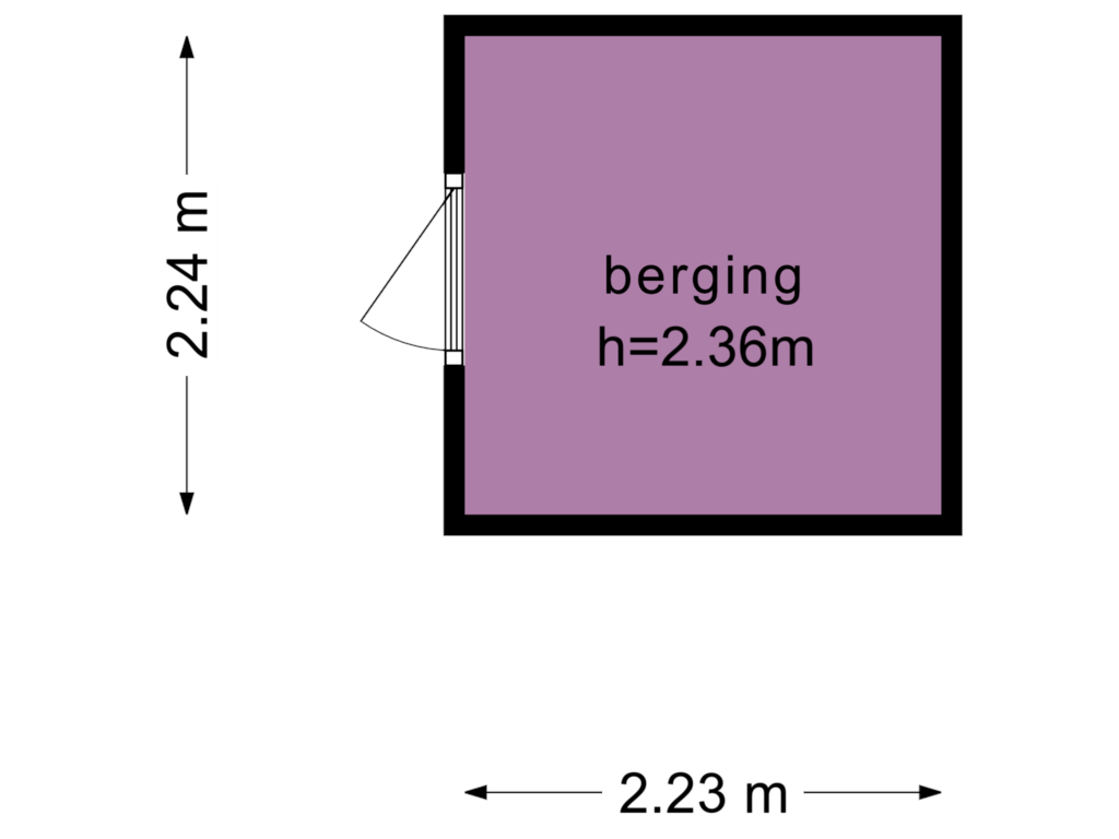 Bekijk plattegrond van Berging van Annie M.G. Schmidtweg 12