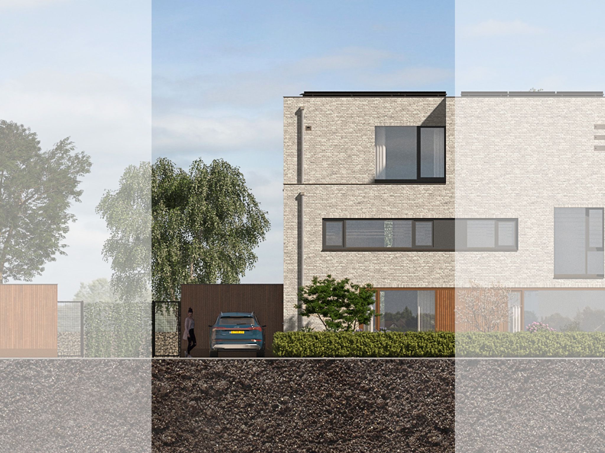 020 - 2 onder 1 kapwoning Type A (Bouwnr. 020)