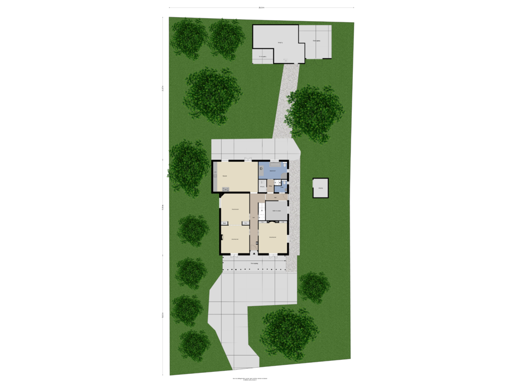 View floorplan of Begane Grond - tuin of Telefoonweg 4