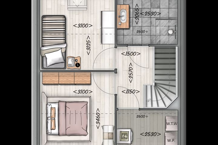 Bekijk foto 10 van Damveste Koetshuizen (Bouwnr. 5)