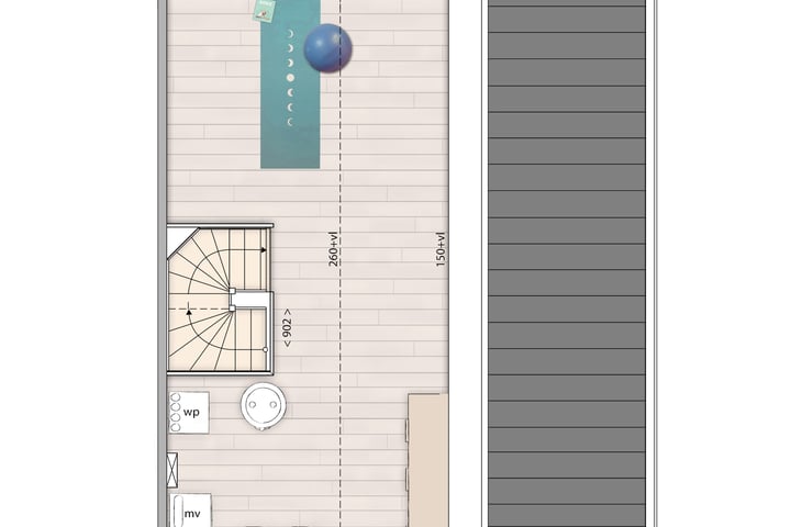 Bekijk foto 9 van 2 onder 1 kapwoning (Bouwnr. 15)