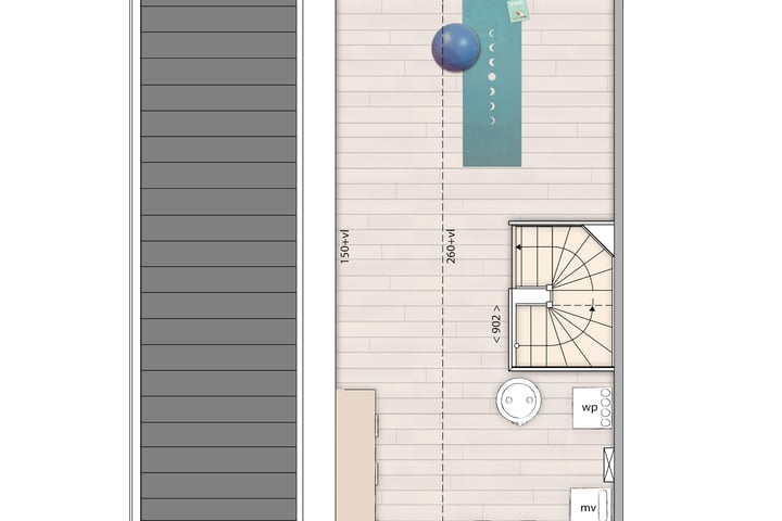 Bekijk foto 9 van 2 onder 1 kapwoning (Bouwnr. 27)