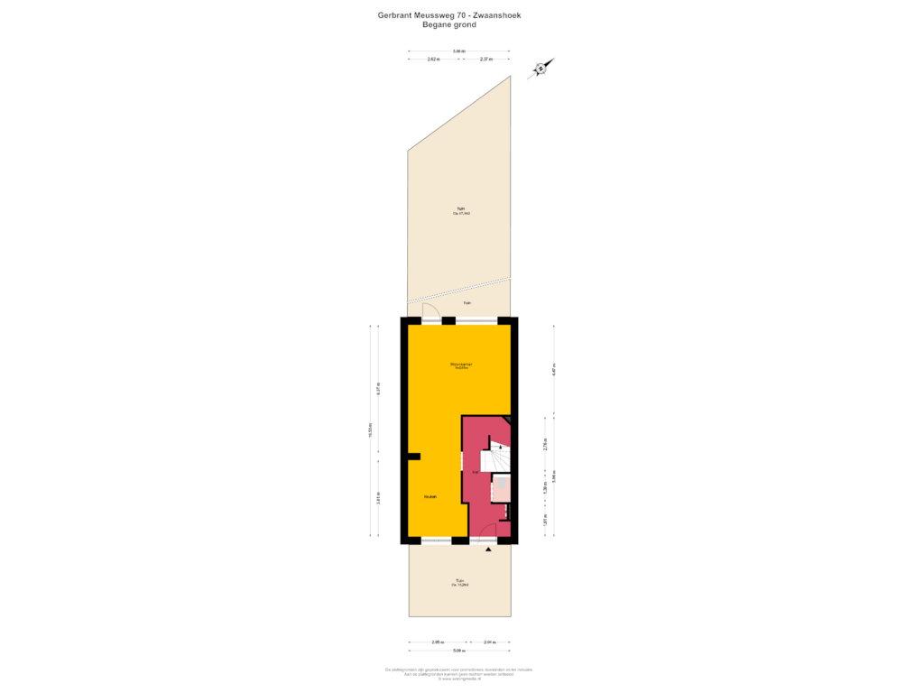 Bekijk plattegrond van Begane grond van Gerbrant Meussweg 72