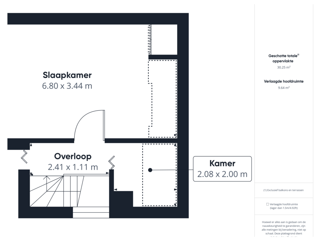 View floorplan of 2e Verdieping of Willem Alexanderlaan 3