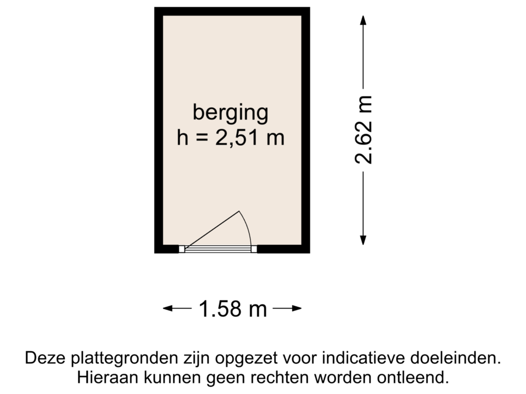 Bekijk plattegrond van Berging van De Rozentuin 75