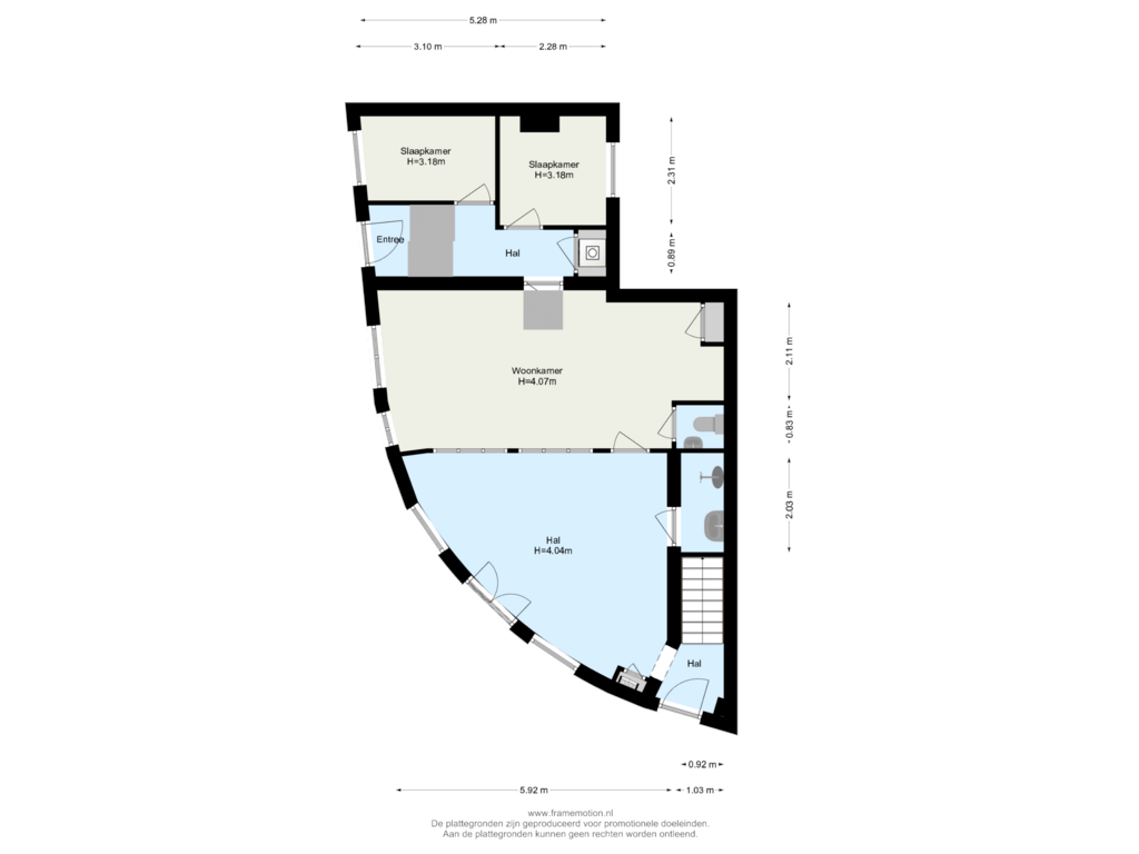 Bekijk plattegrond van Begane Grond van Noordendijk 31