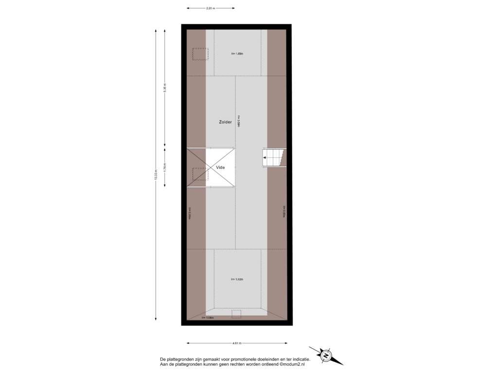 Bekijk plattegrond van 3e Verdieping van Koornmarkt 71