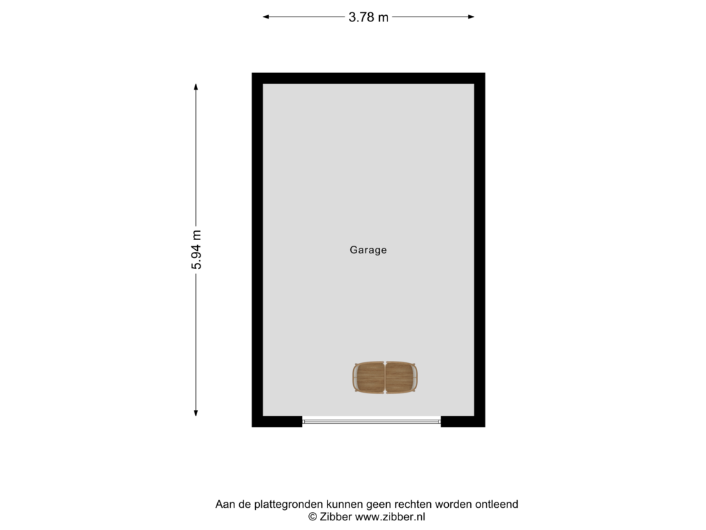 Bekijk plattegrond van Garage van Ommevoort 122