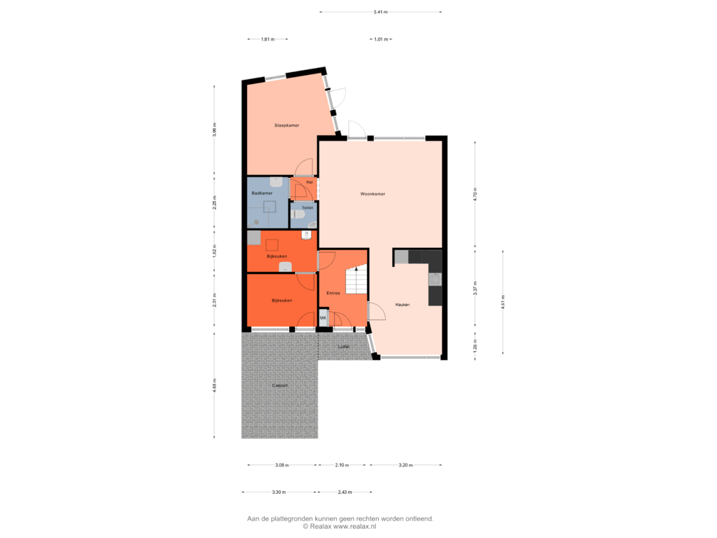 Bekijk plattegrond van Begane grond van Neptunus 26