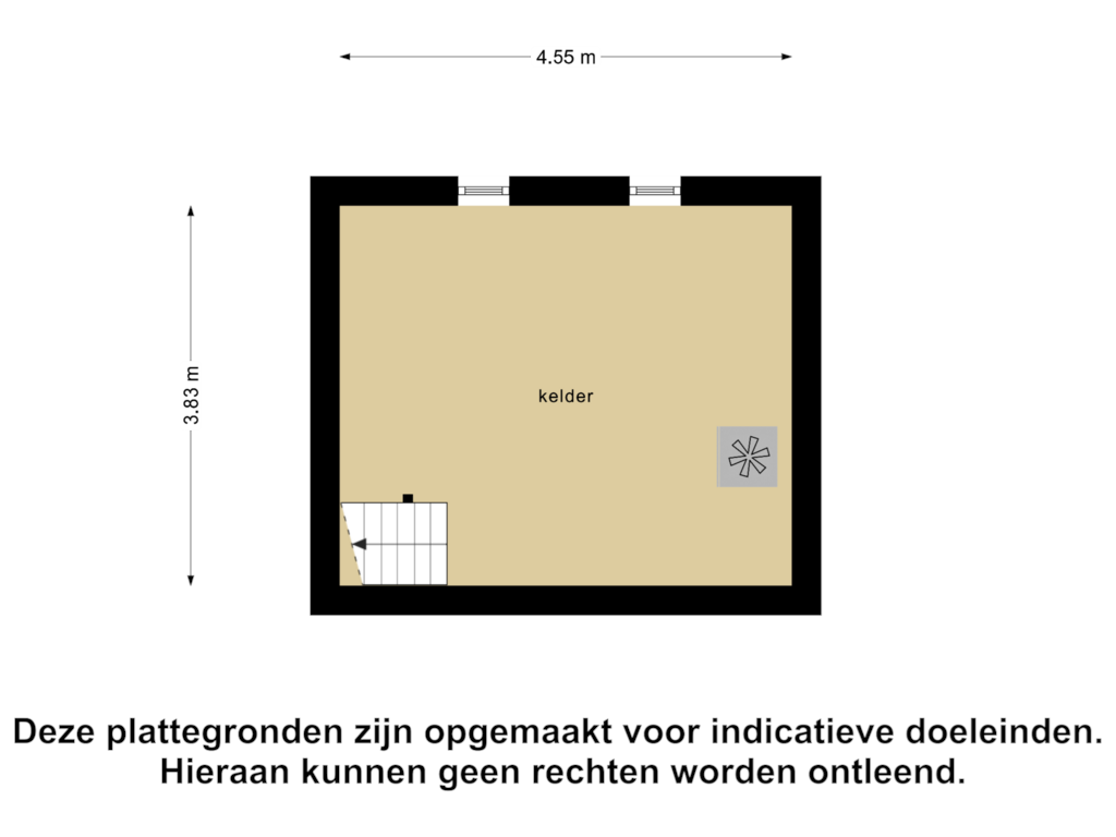 Bekijk plattegrond van Kelder van Dorpsstraat 13