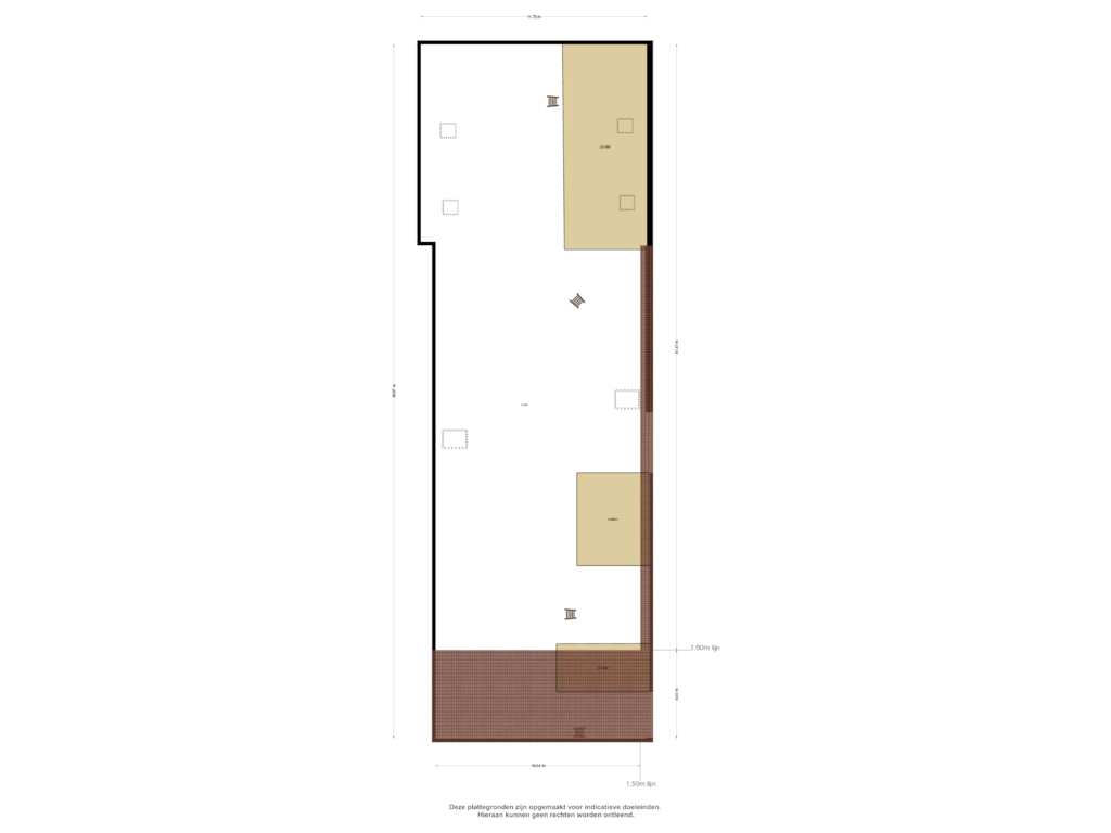 Bekijk plattegrond van Schuurzolder van Dorpsstraat 13