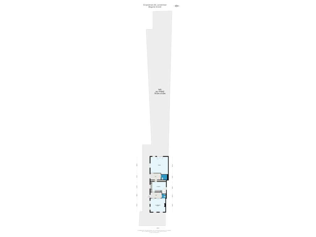 Bekijk plattegrond van Begane Grond Tuin van Dorpsstraat 26