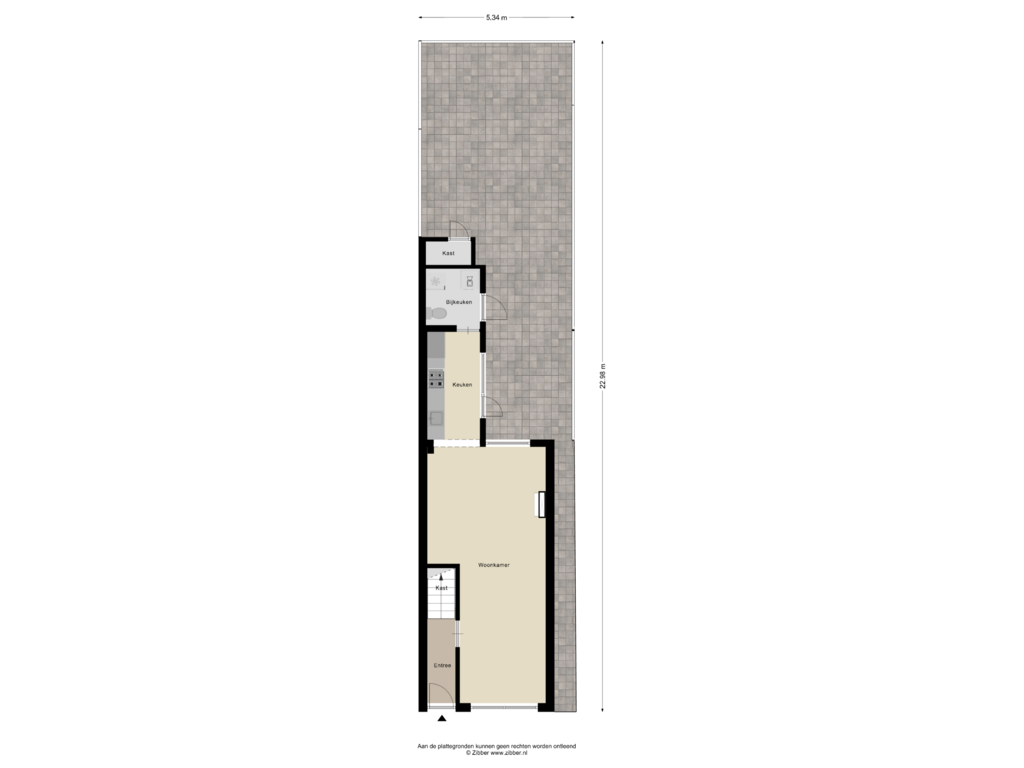 Bekijk plattegrond van Begane grond_tuin van Rijndijkstraat 32