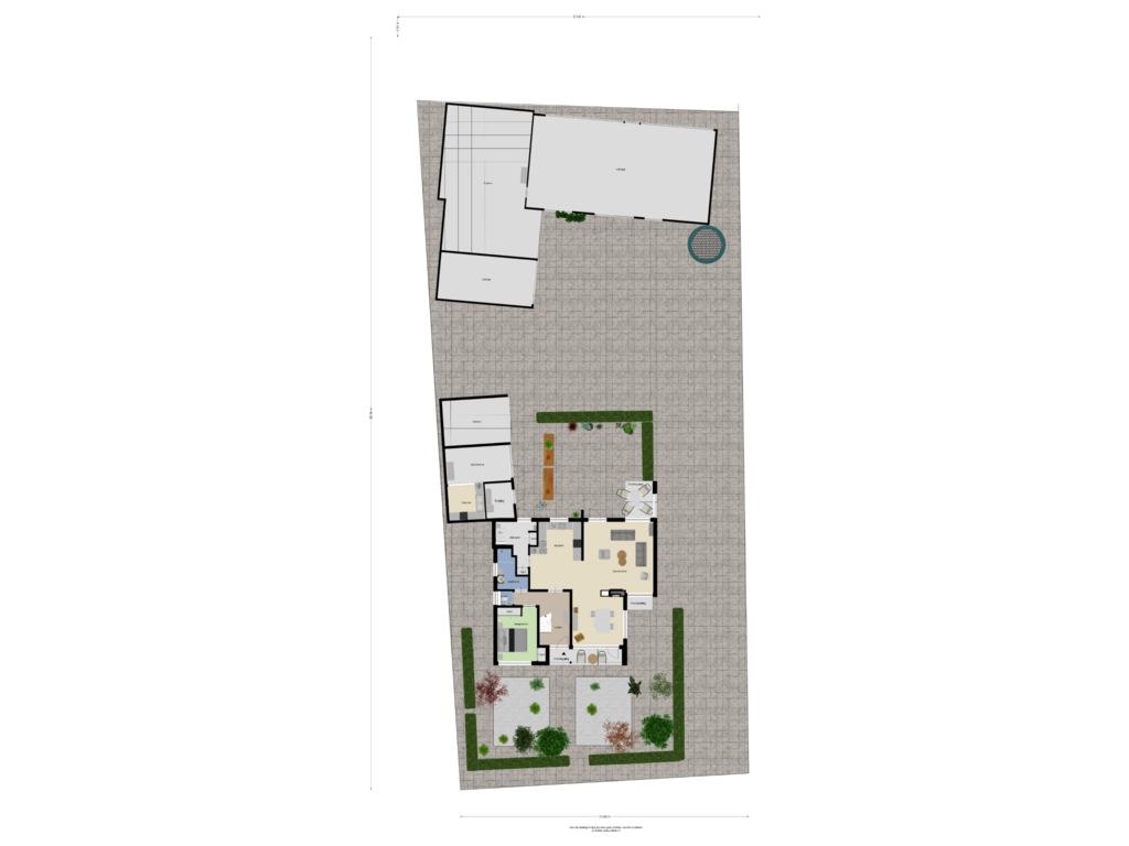 View floorplan of Begane grond Tuin of Postweg 46