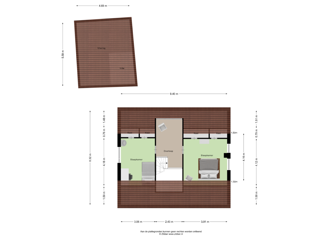 View floorplan of Eerste Verdieping of Postweg 46