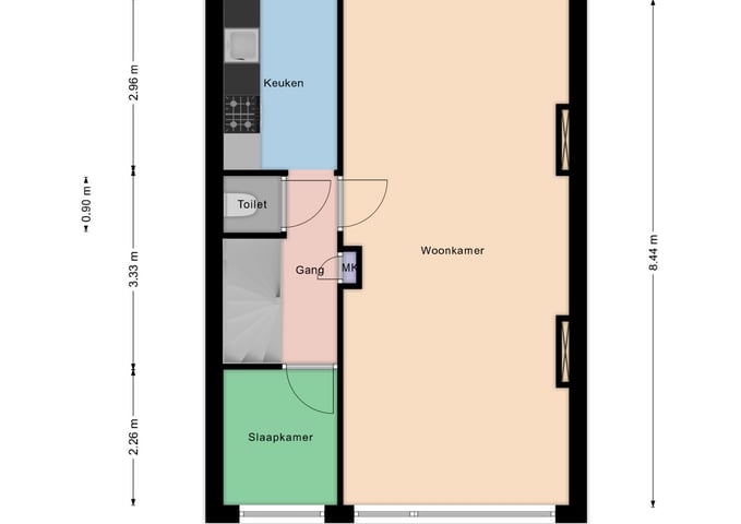 Foto 33 van Nieuwenhoornstraat 64-A