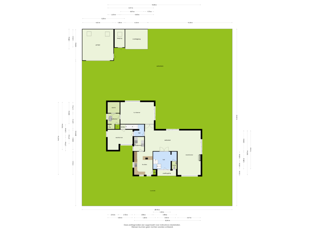 View floorplan of Woning overzicht of Eikenlaan 10